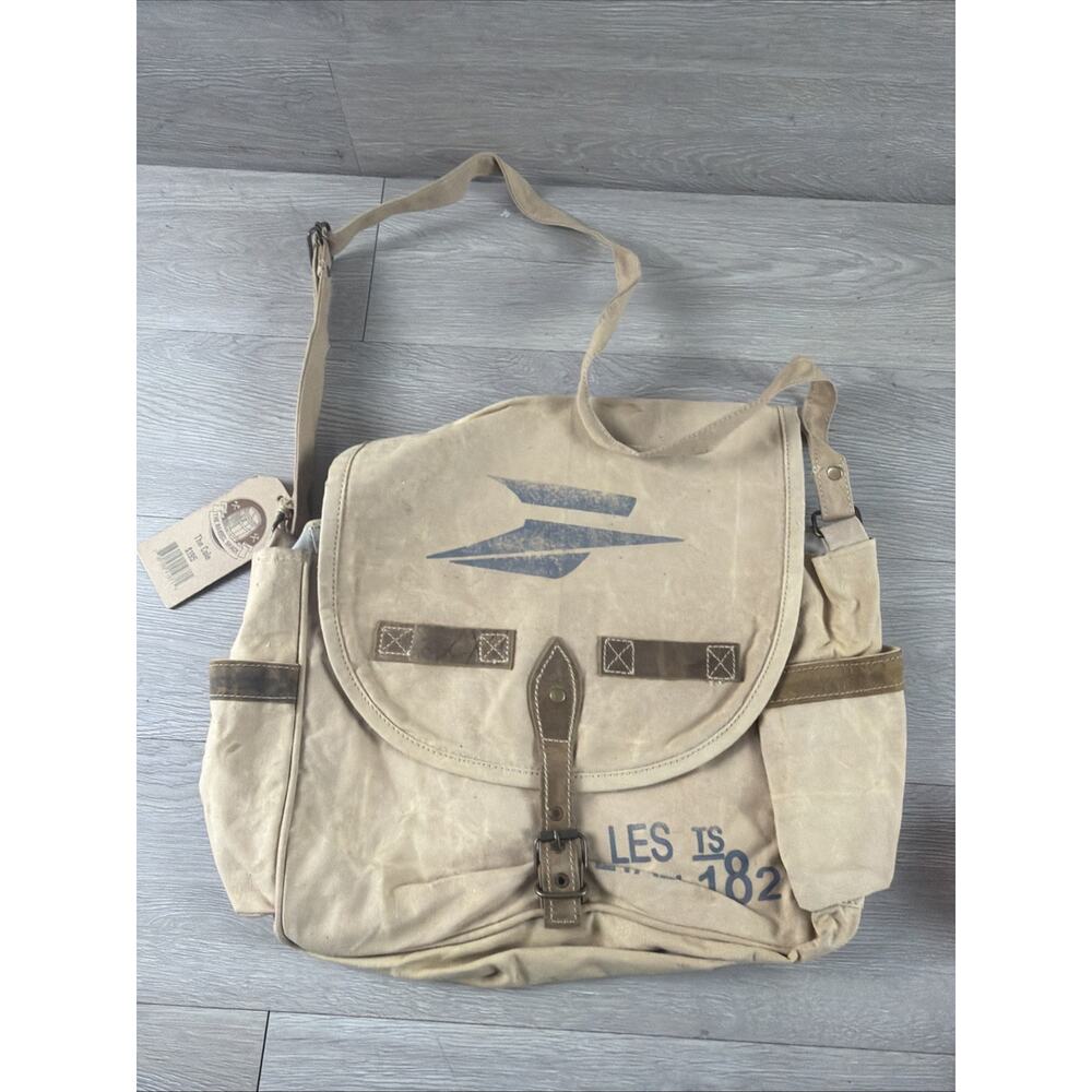 The Barrel Shack The Cole Bag Tan Brown Handmade Bag Messenger